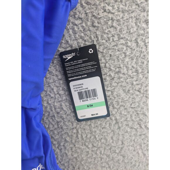 Speedo Womens size 8/34 Flyback Power Flex Eco Training Competition Swimsuit - Picture 11 of 13